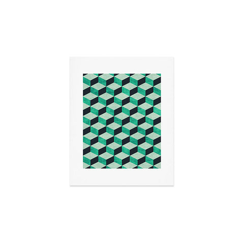 Holli Zollinger PETRA SUGAR TEAL Art Print
