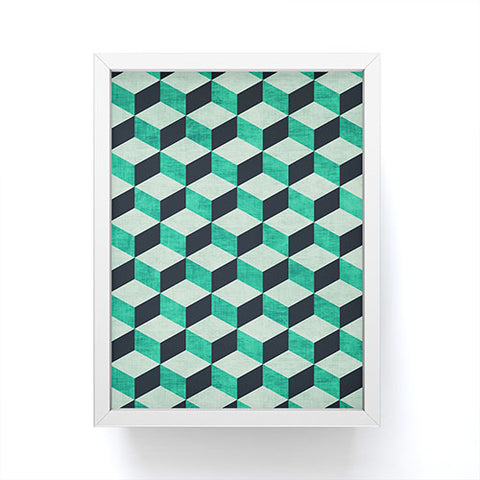 Holli Zollinger PETRA SUGAR TEAL Framed Mini Art Print