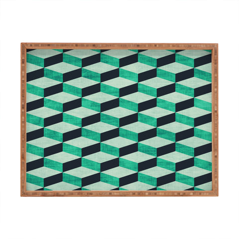 Holli Zollinger PETRA SUGAR TEAL Rectangular Tray