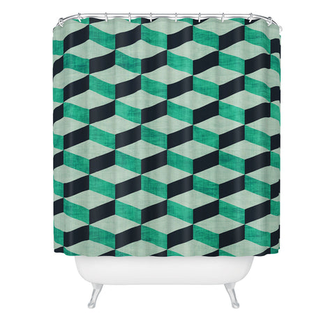 Holli Zollinger PETRA SUGAR TEAL Shower Curtain