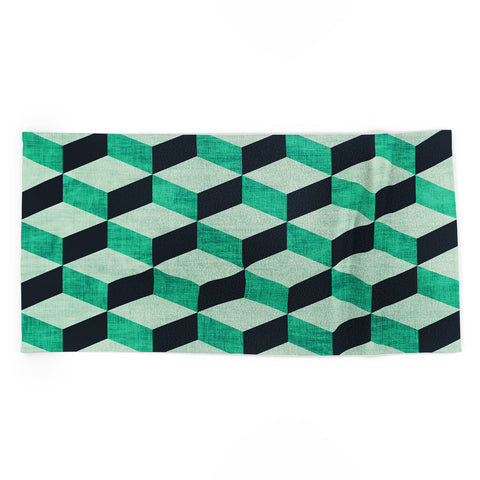 Holli Zollinger PETRA SUGAR TEAL Beach Towel