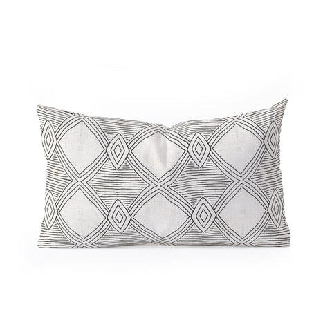 Holli Zollinger PLAYA DIAMOND Oblong Throw Pillow
