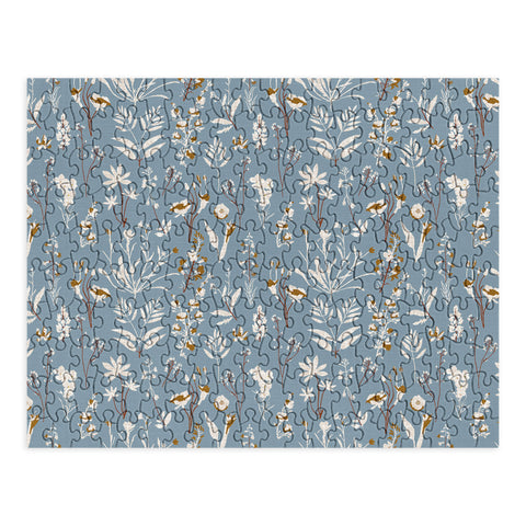 Holli Zollinger PLAYA WILDFLOWER BLUE Puzzle