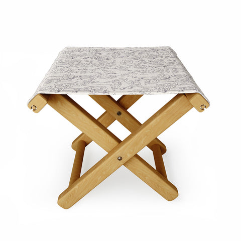 Holli Zollinger POPPY GREY Folding Stool