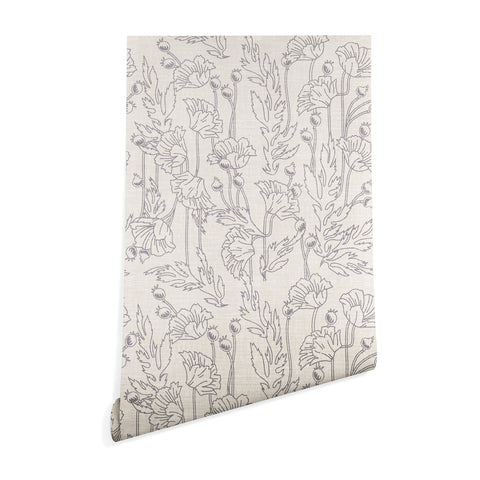 Holli Zollinger POPPY GREY Wallpaper