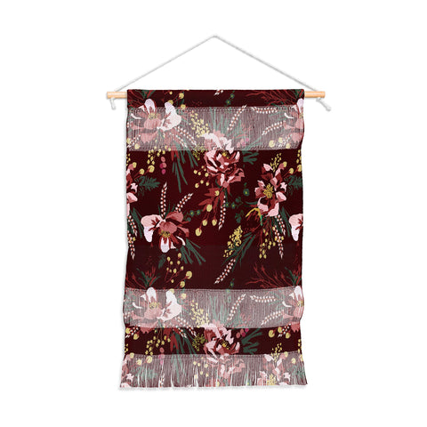 Holli Zollinger POPPY WILD BURGUNDY Wall Hanging Portrait