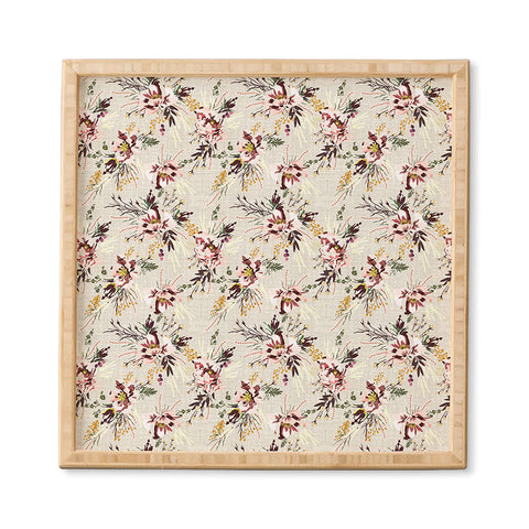 Holli Zollinger POPPY WILD LINEN Framed Wall Art