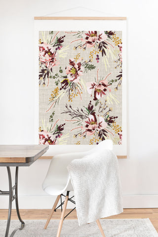 Holli Zollinger POPPY WILD LINEN Art Print And Hanger