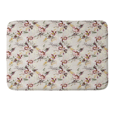 Holli Zollinger POPPY WILD LINEN Memory Foam Bath Mat