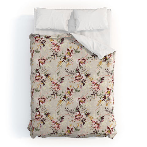 Holli Zollinger POPPY WILD LINEN Duvet Cover