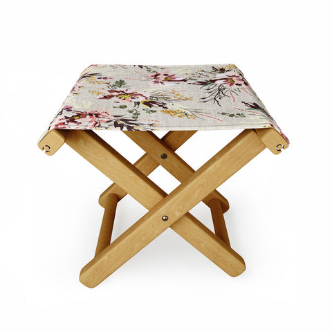 Holli Zollinger POPPY WILD LINEN Folding Stool