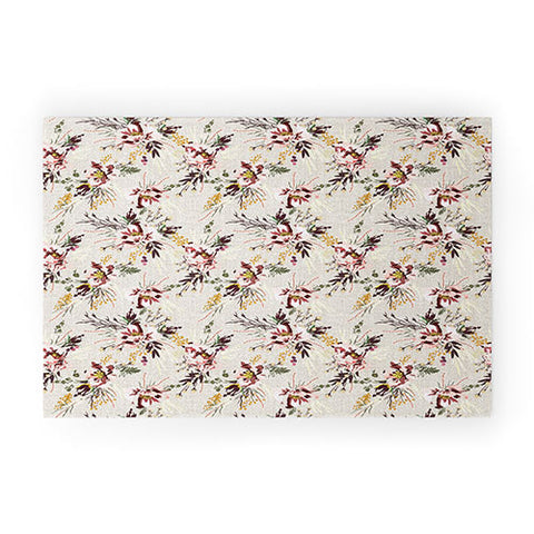 Holli Zollinger POPPY WILD LINEN Welcome Mat