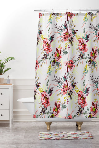 Holli Zollinger POPPY WILD Shower Curtain And Mat