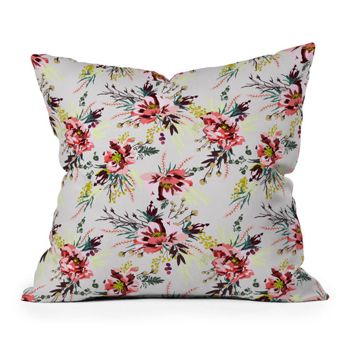 Holli Zollinger POPPY WILD Throw Pillow