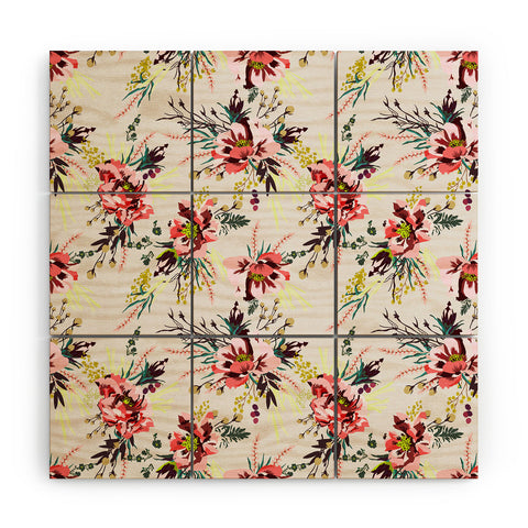 Holli Zollinger POPPY WILD Wood Wall Mural