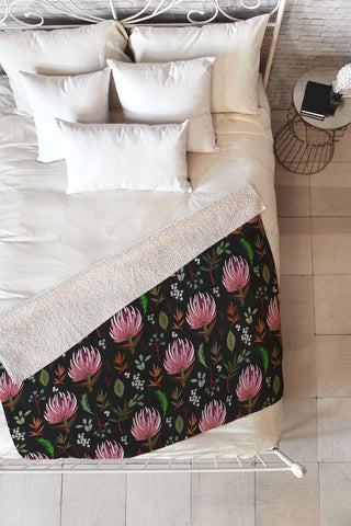 Holli Zollinger PROTEA BOHO Fleece Throw Blanket