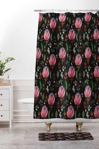 Holli Zollinger PROTEA BOHO Shower Curtain And Mat