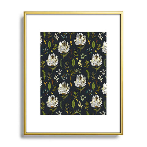 Holli Zollinger PROTEA NEUTRAL Metal Framed Art Print