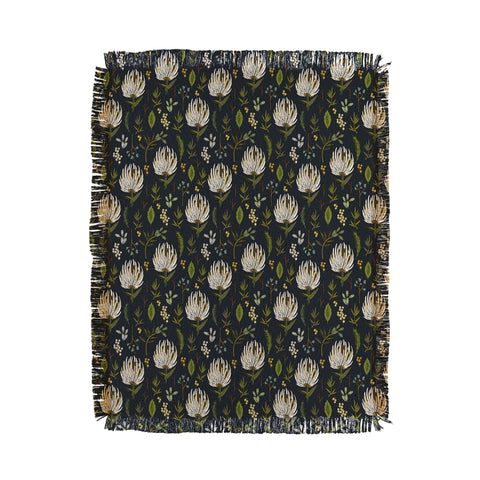 Holli Zollinger PROTEA NEUTRAL Throw Blanket