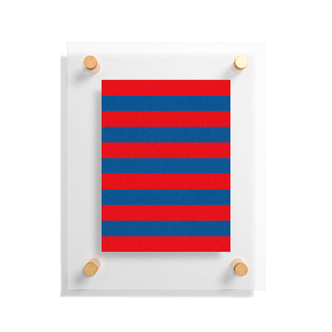 Holli Zollinger Rugby Stripe Floating Acrylic Print