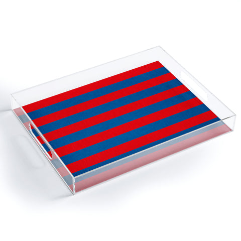 Holli Zollinger Rugby Stripe Acrylic Tray