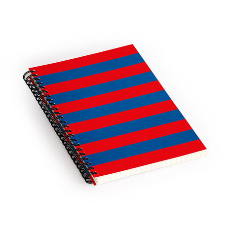 Holli Zollinger Rugby Stripe Spiral Notebook
