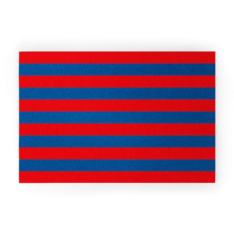 Holli Zollinger Rugby Stripe Welcome Mat