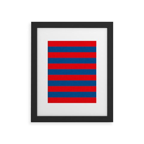 Holli Zollinger Rugby Stripe Framed Art Print