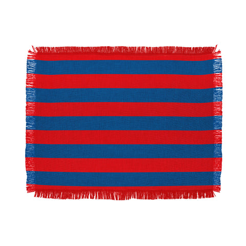 Holli Zollinger Rugby Stripe Throw Blanket