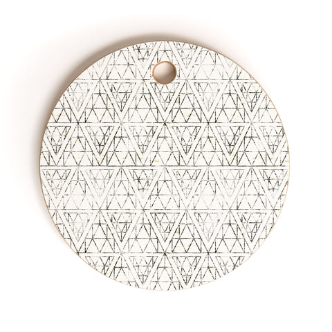 Holli Zollinger Rustic Diamond Cutting Board Round