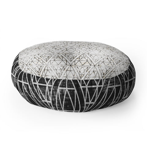 Holli Zollinger Rustic Diamond Floor Pillow Round