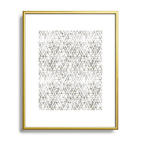 Holli Zollinger Rustic Diamond Metal Framed Art Print