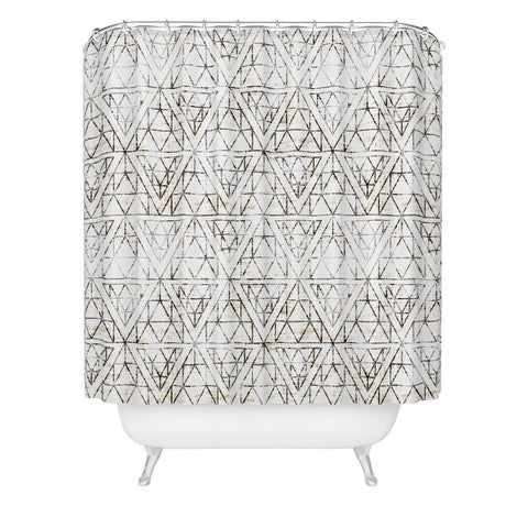 Holli Zollinger Rustic Diamond Shower Curtain
