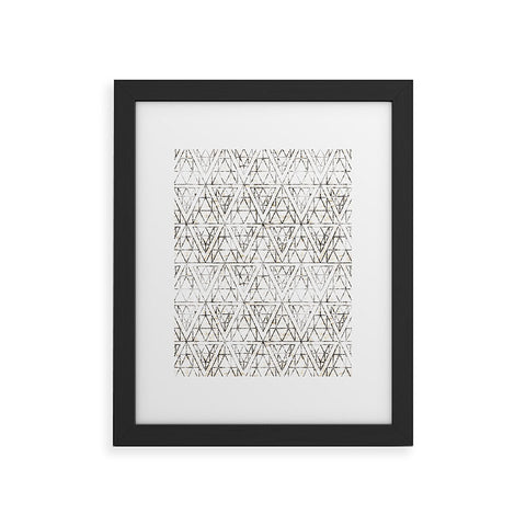 Holli Zollinger Rustic Diamond Framed Art Print