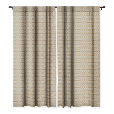 Holli Zollinger SAHARA GEO GOLD Blackout Window Curtain