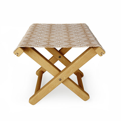 Holli Zollinger SAHARA GEO GOLD Folding Stool