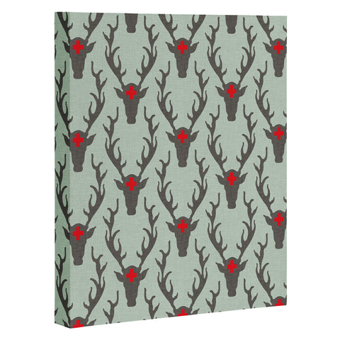 Holli Zollinger Scando Deer Art Canvas