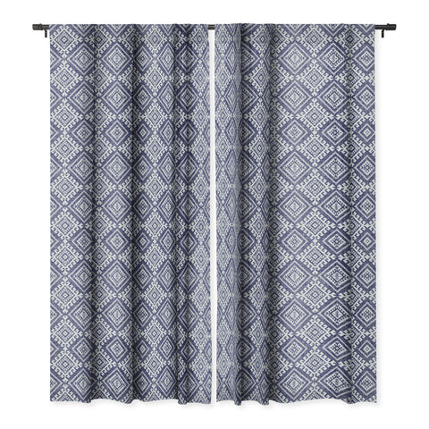 Holli Zollinger Shakami Denim Blackout Window Curtain