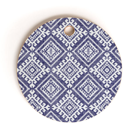 Holli Zollinger Shakami Denim Cutting Board Round