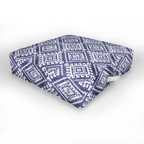 Holli Zollinger Shakami Denim Outdoor Floor Cushion