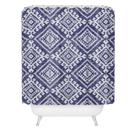 Holli Zollinger Shakami Denim Shower Curtain