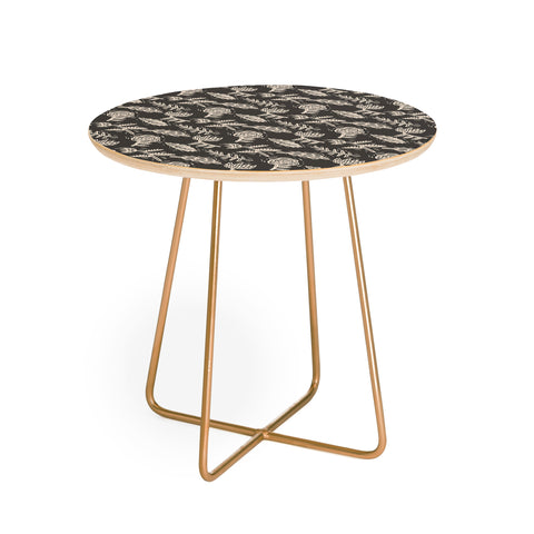 Holli Zollinger SIANA CHARCOAL Round Side Table