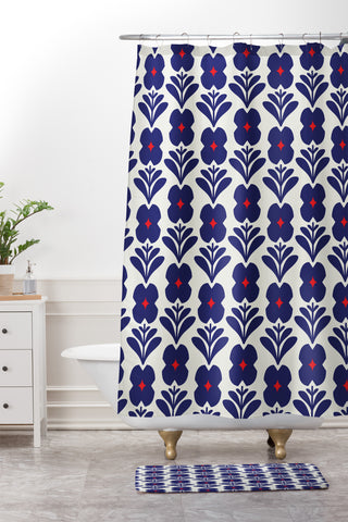 Holli Zollinger Stockholm Shower Curtain And Mat