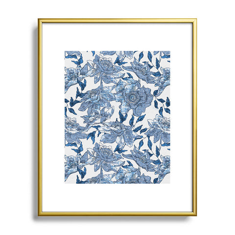 Holli Zollinger Summertime Indigo Metal Framed Art Print