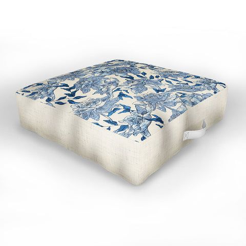 Holli Zollinger Summertime Indigo Outdoor Floor Cushion