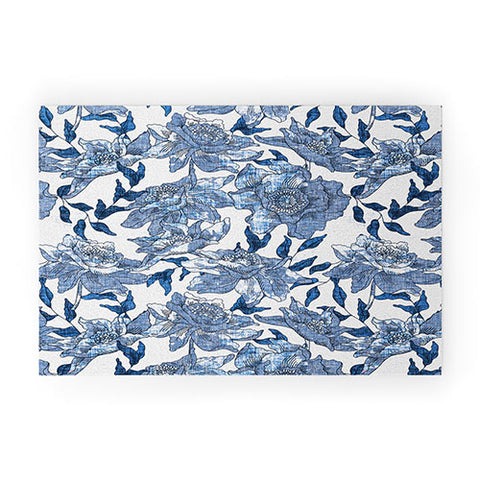 Holli Zollinger Summertime Indigo Welcome Mat