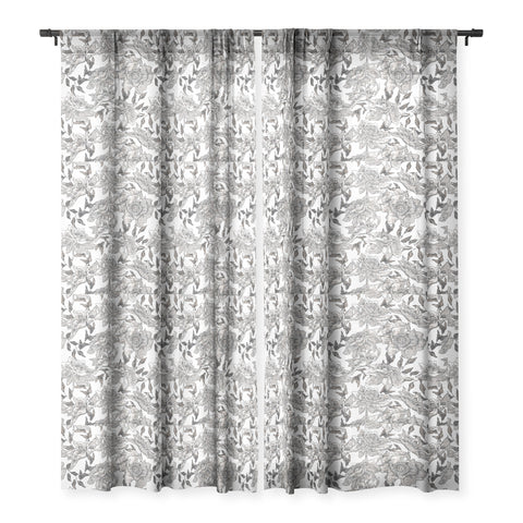 Holli Zollinger Summertime Natural Sheer Window Curtain