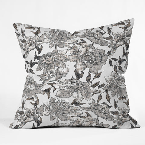 Holli Zollinger Summertime Natural Outdoor Throw Pillow