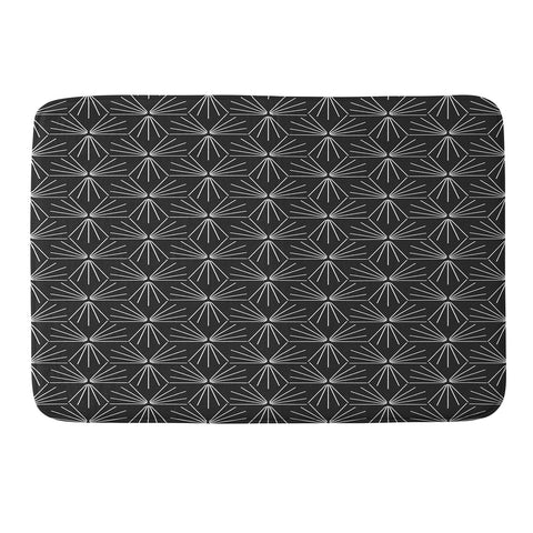 Holli Zollinger SUN TILE CHARCOAL Memory Foam Bath Mat