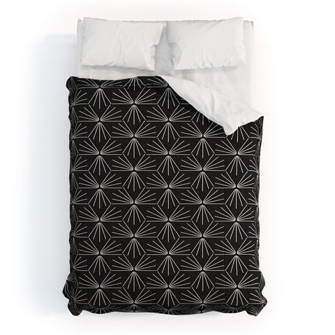 Holli Zollinger SUN TILE CHARCOAL Comforter